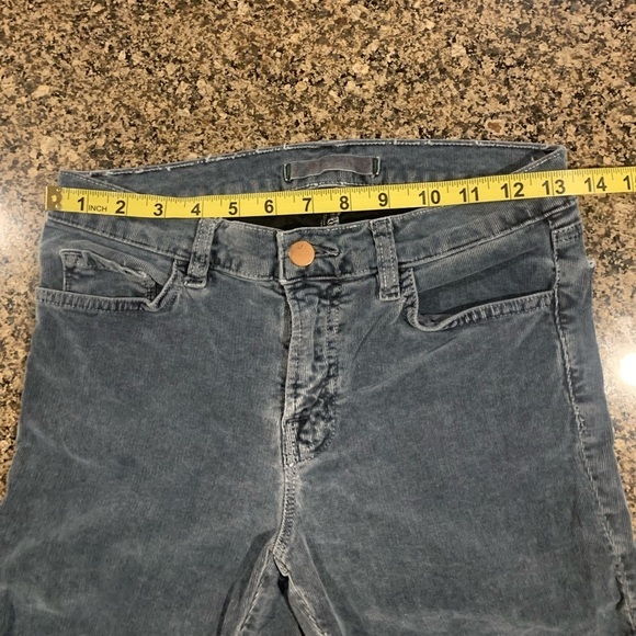 J Brand Blue/Grey corduroy skinny pants Size 27 - Picture 4 of 9